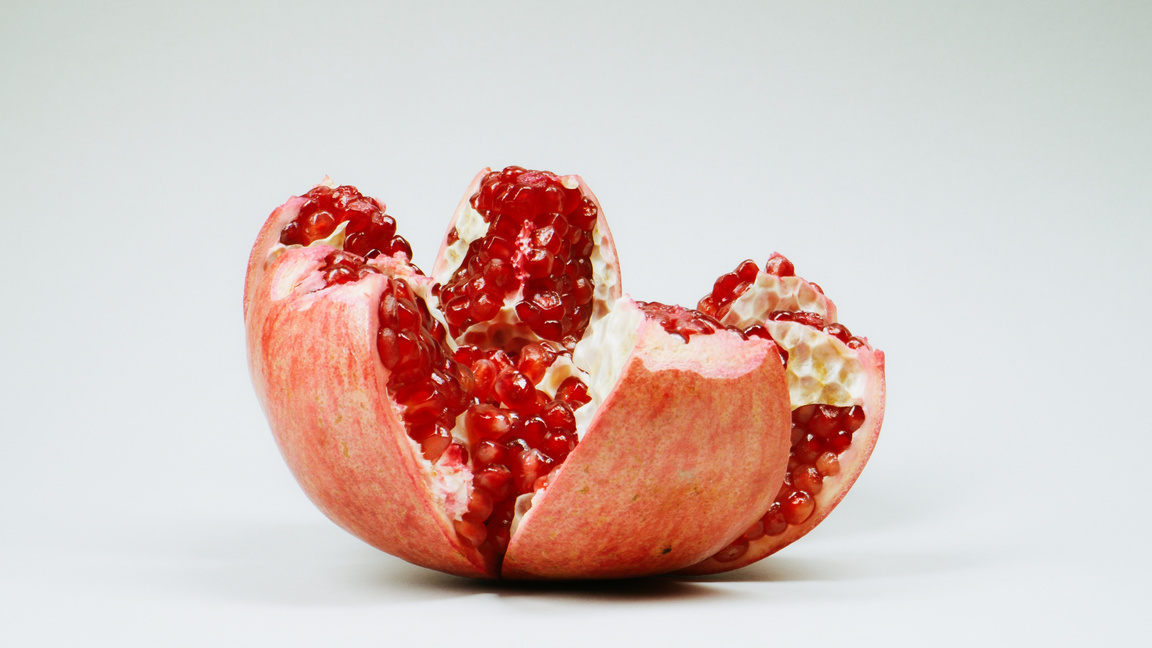 Red Fruit in White Background
