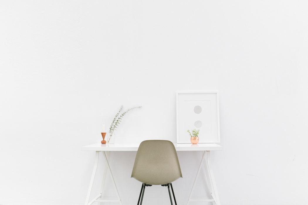 White Desk and a Chair